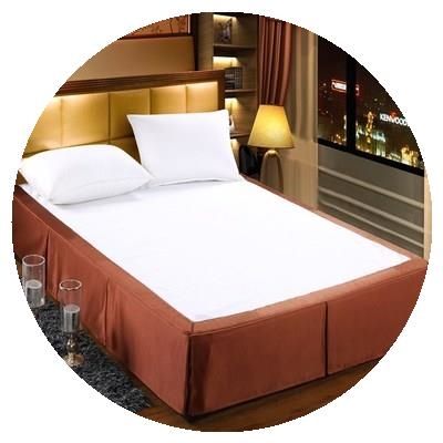 酒店床裙裙带床罩床垫单层全包护套床板落地床裙