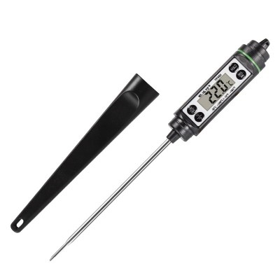 测温仪奶温水温测温器家用液体探热针商用探针针式电子温湿度计
