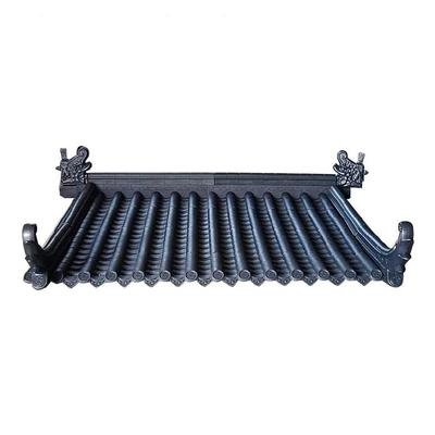 仿古一体合成塑料琉璃琉璃瓦瓦片岗亭连体徽派石棉瓦