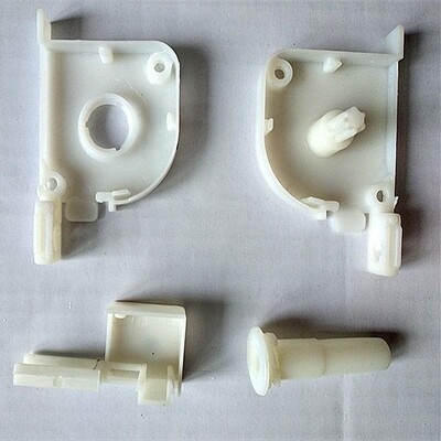 卷筒式隐形纱窗配件零件折叠老式小配件卷桶纱门压簧上下塑料