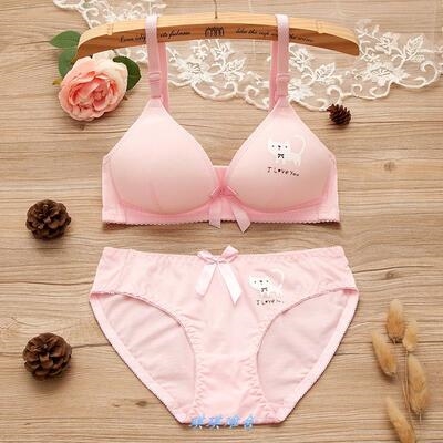 少女文胸18岁高中中学生女孩大学女生内衣裤套装文胸