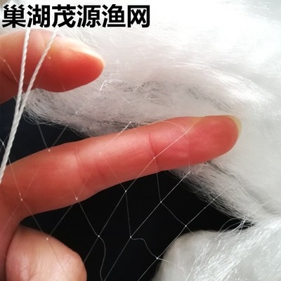 半成品白丝网白条鲫鱼丝网挂网渔网粘网鱼网线捕鱼网