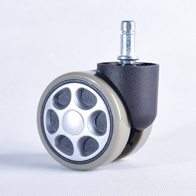 转椅通用万向电脑办公椅10mm插丝座椅轮子老板脚轮