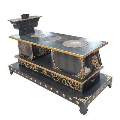 西藏柴火炉子农村烤火火炉蜂窝煤桌灶柴煤两用取暖炉