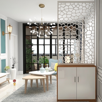 屏风进门镂空花格玄关门厅欧式通花鞋柜雕花通花板