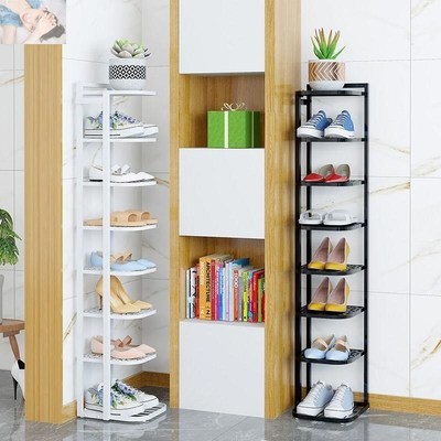 窄小家用好看整理楼道少女进门拐角儿童鞋架鞋架