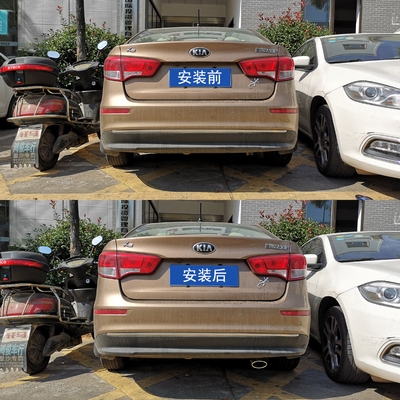 起亚k2尾喉专用排气管改装尾气气筒装饰不锈钢排气管