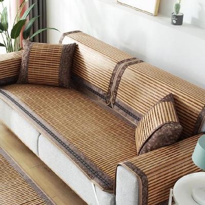 沙发丝竹客厅发硬坐垫通用型抱枕夏坐垫子竹子沙发垫