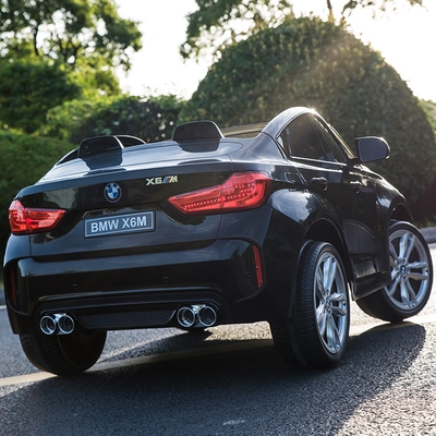 高档宝马x6双人座儿童电动车四轮汽车可坐大人小孩玩具车带遥控超
