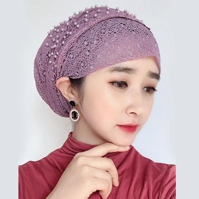 回族小帽帽子回民服饰绣花丝绒穆斯林头巾盖头帽子