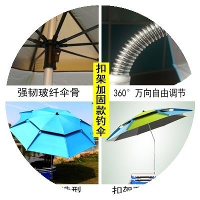 钓鱼太阳伞地插大号通用便携钩鱼大型户外专用钓鱼伞