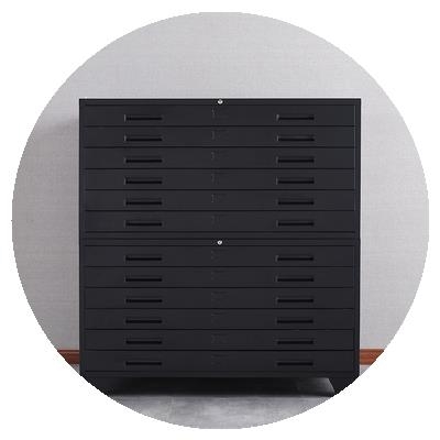 底图柜钢制a1a0工程图纸菲林胶片资料文件柜办公文件柜