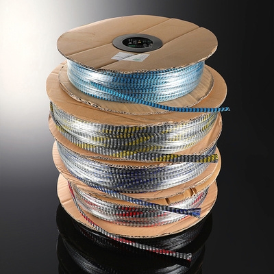 加密伸缩蛇皮网管pet编织避震200米音频线缆套管