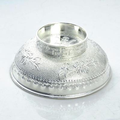 工艺三件镀银苗银餐具银碗筷子勺子一套件套其它首饰