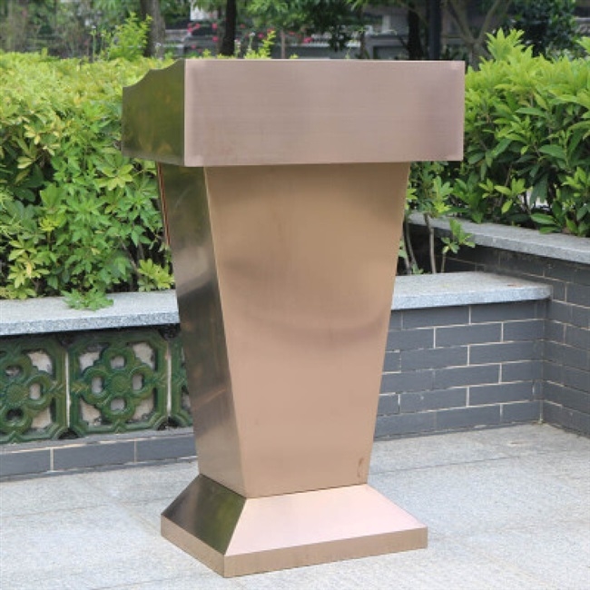 演讲台台发言迎宾讲台户外酒店接待礼宾不锈钢演讲台