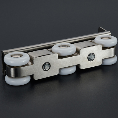 移门不锈钢滑轮滑道轮子阳台厨房推拉橱柜6轮吊滑