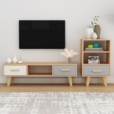 落地小户户型电视柜超窄客厅迷你现代简约电祝柜单个电视柜