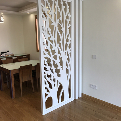 实木花格发财树玄关屏风隔断雕花镂空欧式客厅通花板