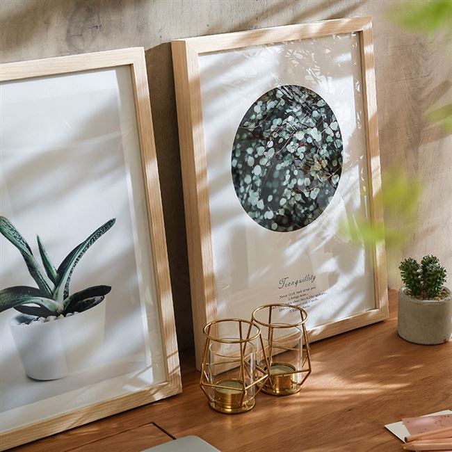 大尺寸原木色相框全开2开4k8ka3a2a4画框木条 自己组装36寸60*90-领券