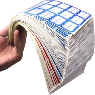 签名文件夹侧面标签贴纸快递便利私人大号名字贴纸