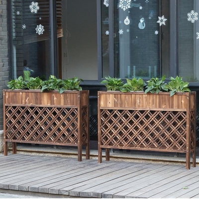 几店居家装饰花落落地肉汤牛绿花架花池物业长方形花架