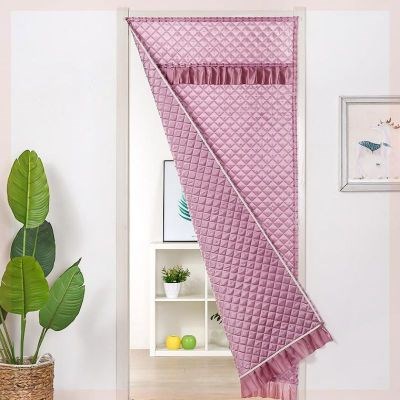 棉帘空调隔音秋冬便宜帘子卧室进户门布艺隔热门帘