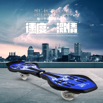 青少年时尚活力板蛇滑板双轮扭扭板车滑板