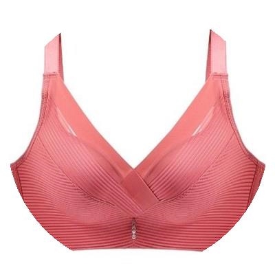 魔力挺非海绵硅胶内衣女小胸聚拢防下垂上托调整型收副乳透气胸罩