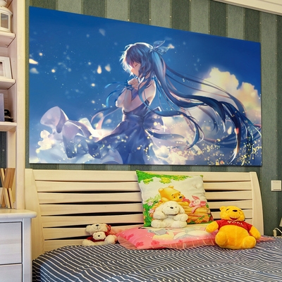 ins房间装饰贴画动漫二次元少女卧室布置贴纸墙贴