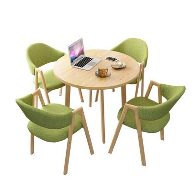 接待洽谈办公休闲小桌椅阳台组合创意桌椅店铺会客商务圆桌桌椅椅