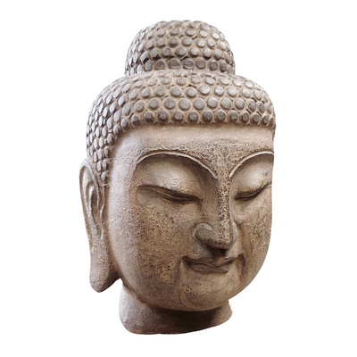 正品石雕头像供奉禅意青石佛像玄关石雕