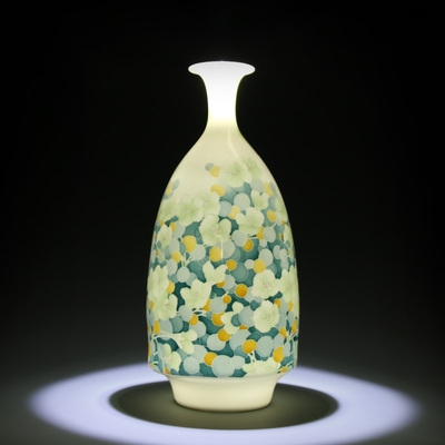 正品瓷善汇醴陵釉下彩陶陶瓷器客厅陶瓷花瓶家居装饰花瓶