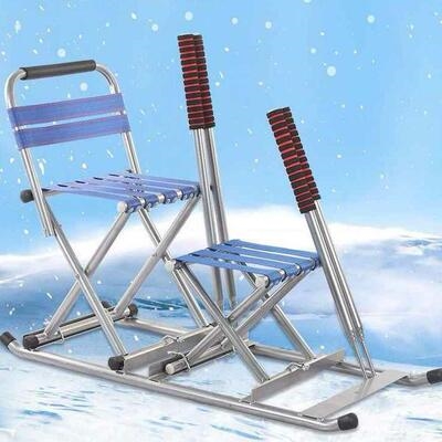 冰车新款刀片座椅爬犁冰钓滑行户外车小孩滑冰更多冰上运动