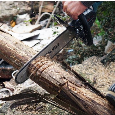 手动砍柴伐木电锯切割锯电重型角磨机油钜手工电链锯