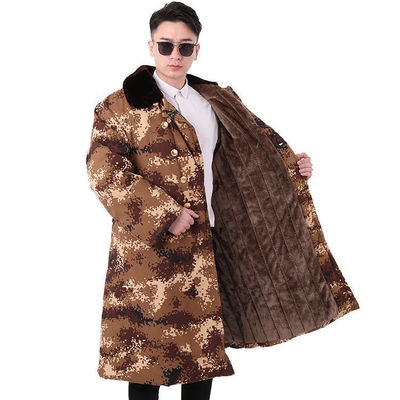 温区棉大衣冬季加厚工作防水登山冷库保暖棉军军迷大衣