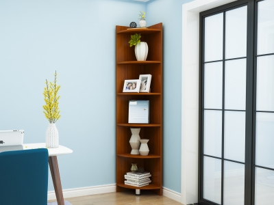 三角柜子墙角 收纳 三角形置物架角落地客厅房间卧室创意货架多层