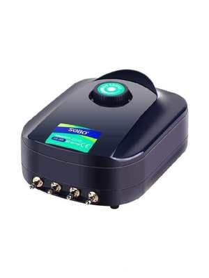 养鱼菜市场鱼缸耐用设备打氧机商用静音增氧泵双孔冲氧泵