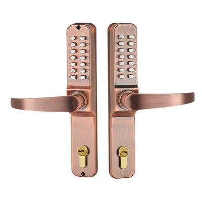 密码锁机械机械密码大门门锁户外庭院铁艺花园别墅防水机械门锁