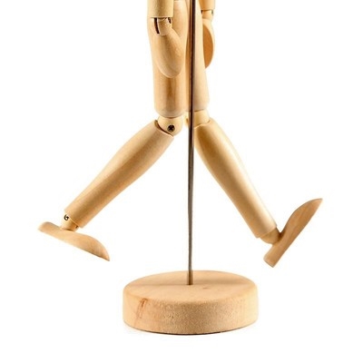 木头人偶小人变形木手木偶人白胚活动绘画造型假人百变美术可调节