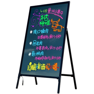 荧光彩色写字led光亮闪光手写商用光板店铺荧光板