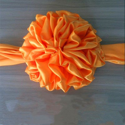 红白喜事球花装饰黑色白色用品葬礼礼花灵堂绸布婚庆绢花