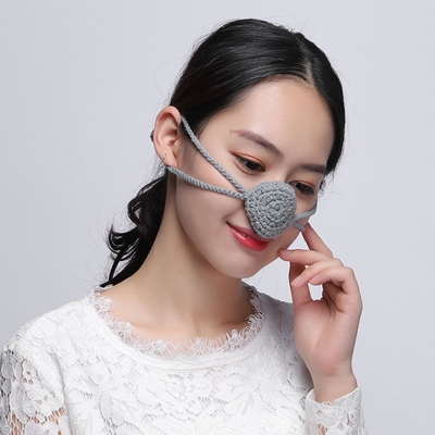 手工编织毛线护鼻鼻子保暖防风防寒防冻神器口罩