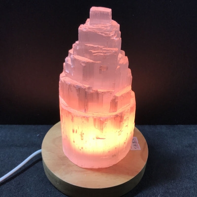 石膏能量矿石天然摩洛哥灯塔装饰摆件之门水晶摆件