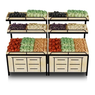 调节超市用的货架生鲜水果简约堆头水果架