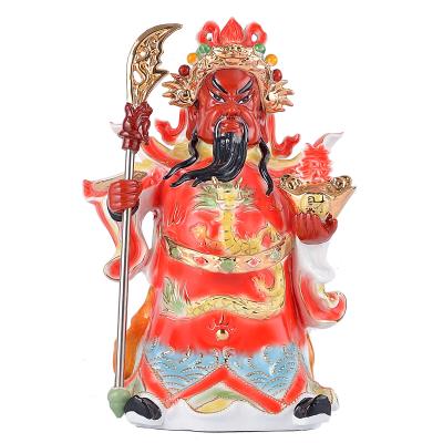 关公高档武财神佛像摆件关羽红脸神像关圣帝君镇摆件