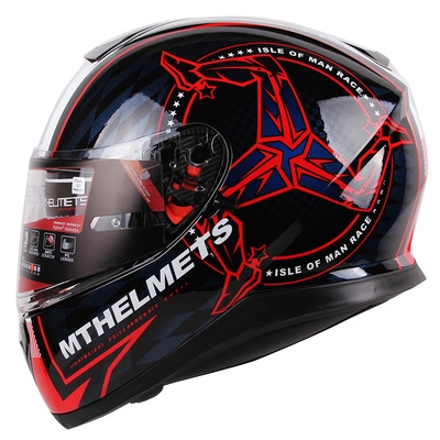 头盔西班牙mt镜片全盔男女四季全覆摩托车头盔