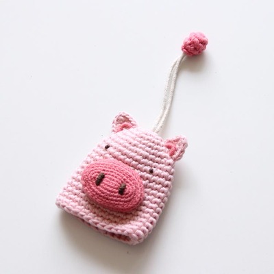 收纳针织钥匙包钩针便携家用可爱电动电动车车套钥匙包