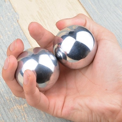 健身老年人铁力球手钢珠玩臂碗练手球球大的玩球健身球