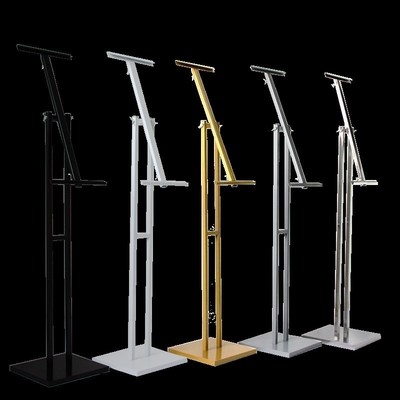 招聘展示不锈钢落地海报立式折叠水牌x展架