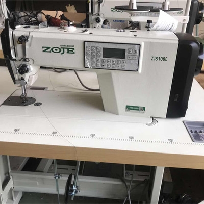 自动8100e四自电脑直驱家用工业平缝机窗帘服装厂缝纫机